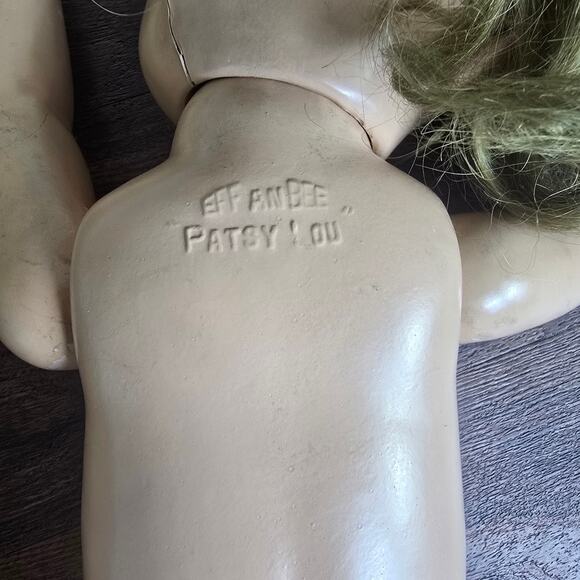 VERY RARE 1930's Effanbee Patsy Lou Composition Doll Original with Bracelet - Picture 11 of 12